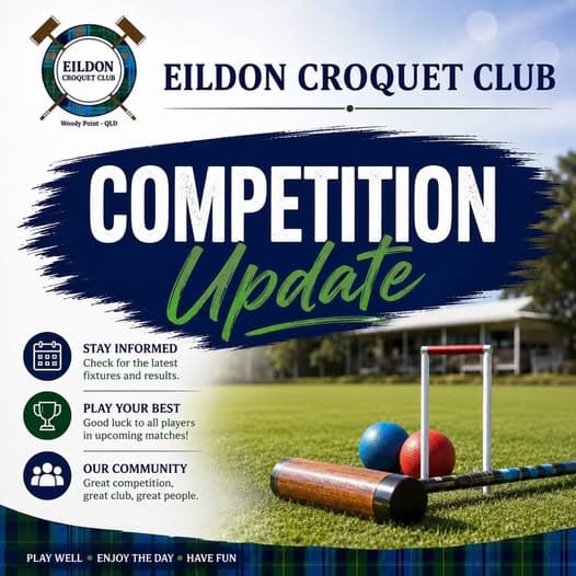 Eildon Sunday Series Golf Croquet Underway