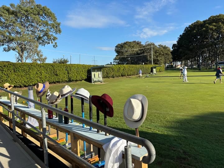 New mallet holder built by volunteers at Eildon, plus one more from Eildon