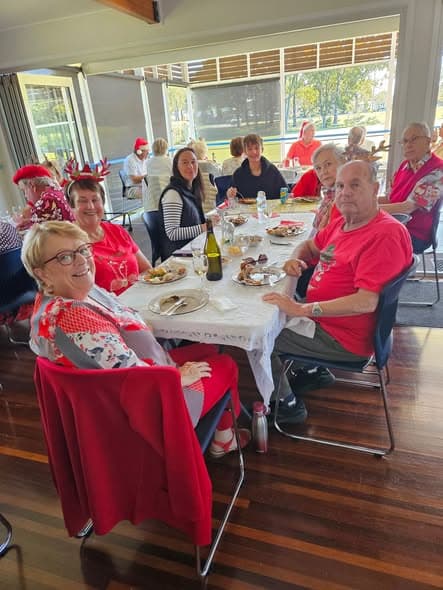 Christmas in July celebration at Eildon Croquet Club