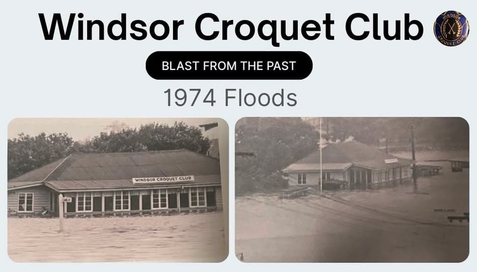 Remembering the 1974 flood that shaped Windsor Croquet Club