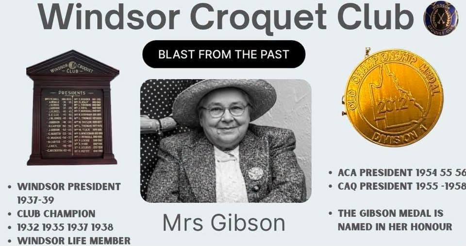 Gibson Medal celebrates 63 years at Windsor Croquet Club